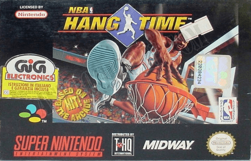 NBA Hang Time box art for Super Nintendo